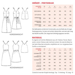 Papierschnittmuster Kleid Top Frau Lulu Studio Schnittreif