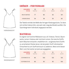 Papierschnittmuster Top Frau Maya Studio Schnittreif