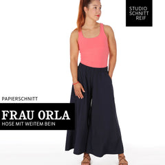 Papierschnittmuster weiter Hose Frau Orla Studio Schnittreif