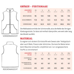 Papierschnittmuster Weste Frau Roni Studio Schnittreif