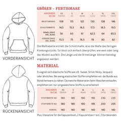 Papierschnittmuster Hoodie Herr Jona Studio Schnittreif