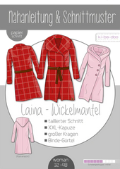 Papierschnittmuster Mantel Laina Kibadoo