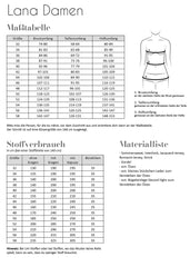 Papierschnittmuster Hoodie Lana Fadenkäfer 