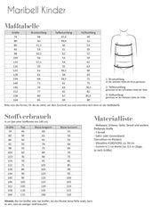 Papierschnittmuster Bluse Maribell Kinder Fadenkäfer