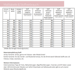 Papierschnittmuster Raglanshirt Combina Lillesol und Pelle