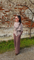 Jacquard Jersey Leo Peppercorn Naturweiß Emely Swafing