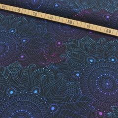 Canvas Mandala blau