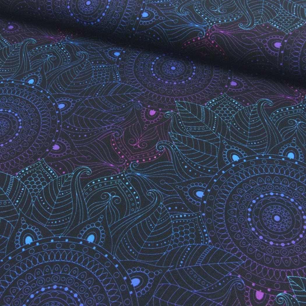 Canvas Mandala blau