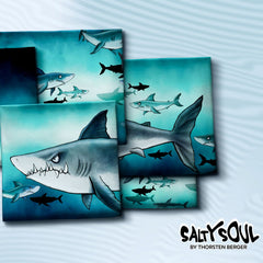 Thorsten Berger Salty Panel French Terry Shark Tank klein