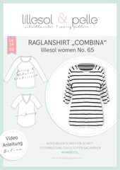 Papierschnittmuster Raglanshirt Combina Lillesol und Pelle