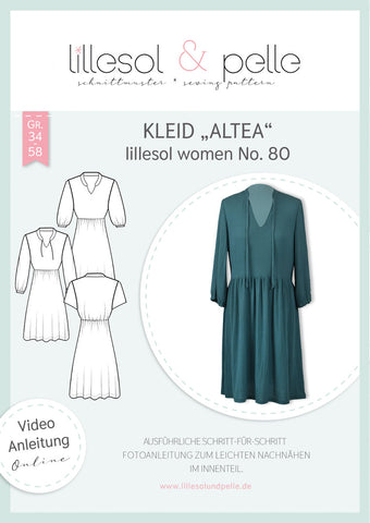 Papierschnittmuster Kleid Altea Lillesol und Pelle