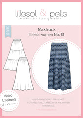 Papierschnittmuster Maxirock Lillesol und Pelle