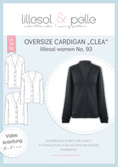Papierschnittmuster Oversize Cardigan Clea Lillesol & Pelle