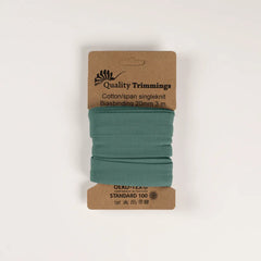 Jersey Schrägband 20mm Dusty mint 3 m Packung