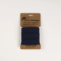 Jersey Schrägband 20mm Navy 3 m Packung