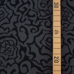 Bio Jacquard - Gothic Roses schwarz - Stoffonkel - Stoffmeisterei