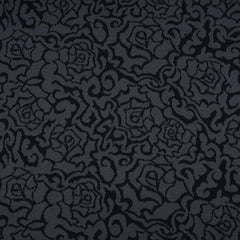 Bio Jacquard - Gothic Roses schwarz - Stoffonkel - Stoffmeisterei