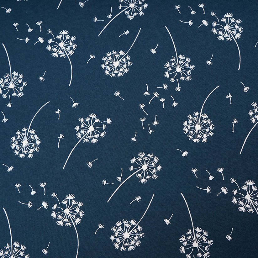 Biojersey Pusteblume - water by night - Stoffonkel - Stoffmeisterei