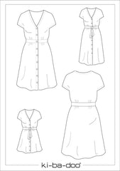 Papierschnittmuster Kleid Birthe Kibadoo