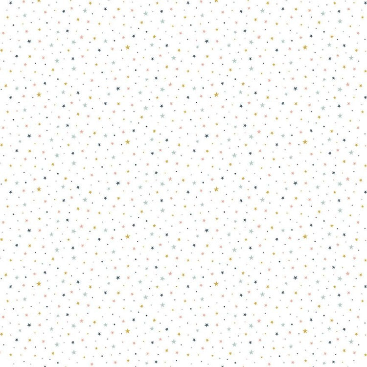 Baumwolle mit Punkten und Sternen