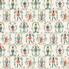 Dear Stella Fabrics Nutcracker Suite Santas gift Nutcracker cream - Stoffmeisterei