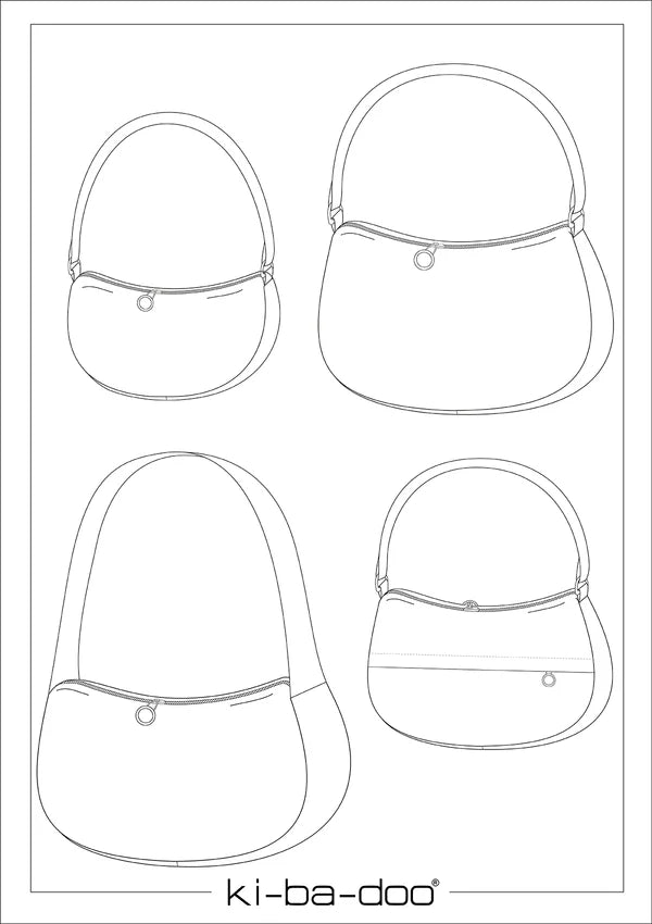 Papierschnittmuster Tasche Mane Kibadoo