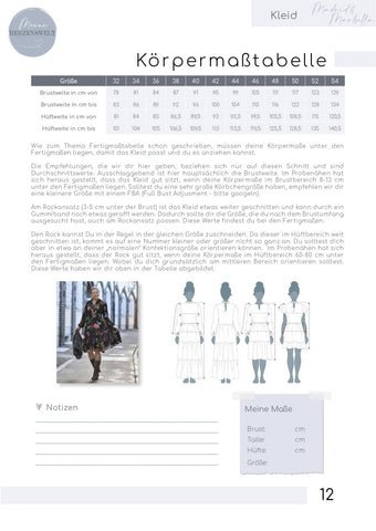Kleid Mix & Match Madrid & Marbela Gr. 32 - 54 Damen - Meine Herzenswelt - Papierschnittmuster - Stoffmeisterei