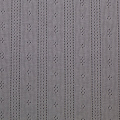 Lochjersey Pointelle Alina Swafing taupe - Stoffmeisterei