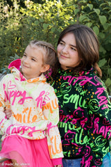 Sweat angeraut Happy Smile natur von Christiane Zielinski Swafing