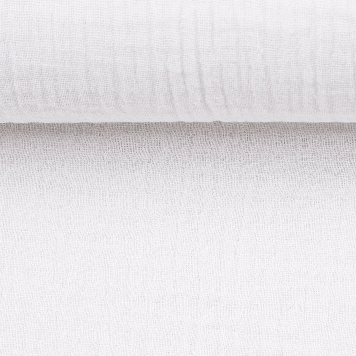 Musselin Double Gauze reinweiß - Stoffmeisterei