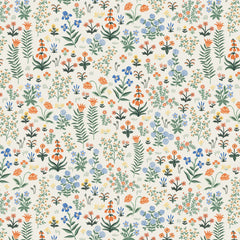 Cotton and Steel - Camont - Menagerie Garden - cream - by Rifle Paper co.