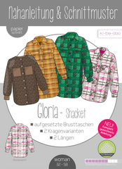 Shacket Gloria Damen 32 - 58 Ki - ba - doo Papierschnittmuster - Stoffmeisterei