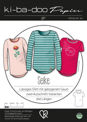 Shirt Seike Kinder 80 - 164 Ki - ba - doo Papierschnittmuster - Stoffmeisterei