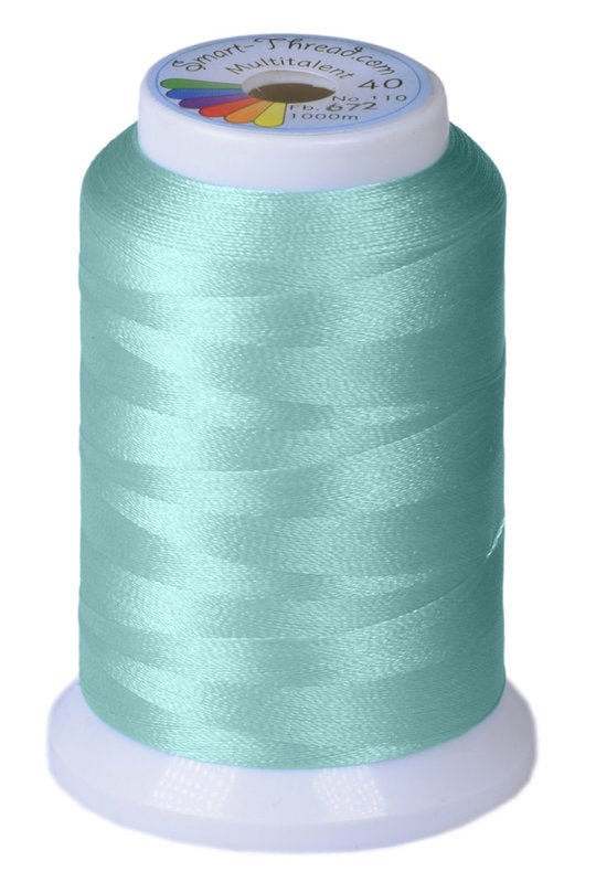 Stickgarn Multitalent® 40 Aquamarin 1000m von Smart Thread - Stoffmeisterei