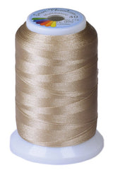 Stickgarn Multitalent® 40 hell beige grau 1000m von Smart Thread - Stoffmeisterei