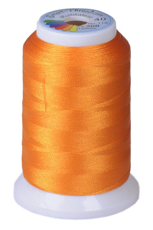 Stickgarn Multitalent® 40 hell orange 1000m von Smart Thread - Stoffmeisterei