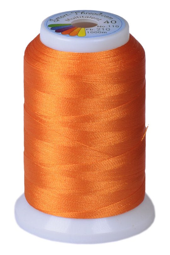 Stickgarn Multitalent® 40 orange 1000m von Smart Thread - Stoffmeisterei