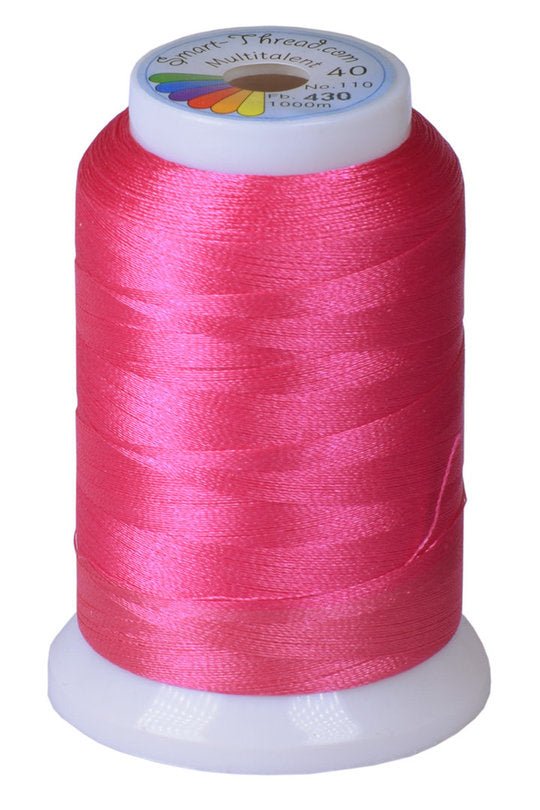 Stickgarn Multitalent® 40 pink 1000m von Smart Thread - Stoffmeisterei