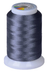 Stickgarn Multitalent® 40 rauch grau blau 1000m von Smart Thread - Stoffmeisterei