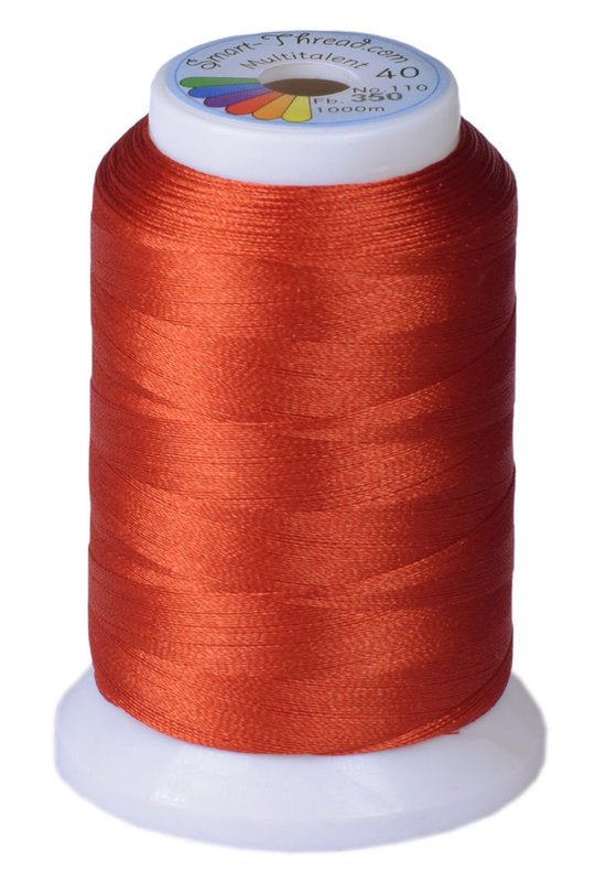 Stickgarn Multitalent® 40 ziegel rot 1000m von Smart Thread - Stoffmeisterei