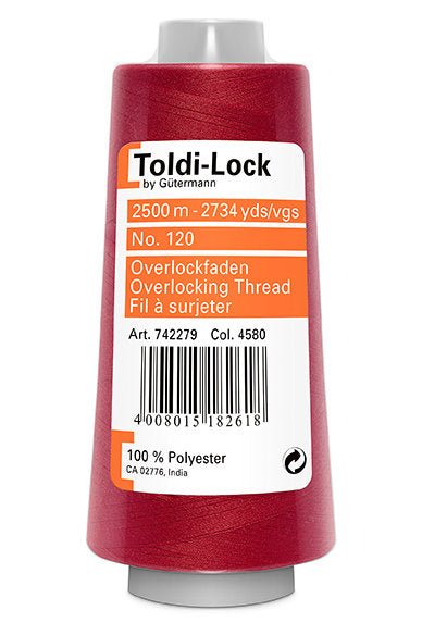 Toldi - Lock von Gütermann Overlock Garn 4580 - Stoffmeisterei