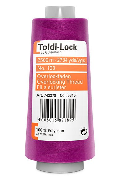 Toldi - Lock von Gütermann Overlock Garn 5315 - Stoffmeisterei