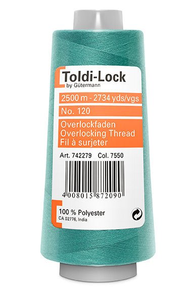 Toldi - Lock von Gütermann Overlock Garn 7550 - Stoffmeisterei